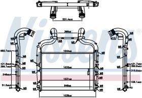 Nissens 96424 - INTERCOOLER DAF XF(12-)410